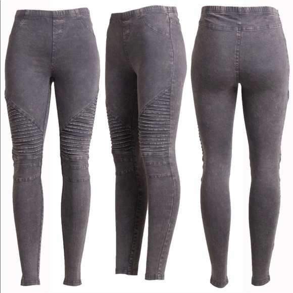 Moto Bike Skinny Pants - Picture 2 of 2